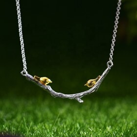 Original-Handmade-Bird-on-Branch-silver-necklace (8)